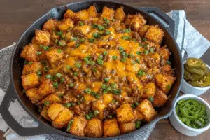Chili Cheese Potato Bake
