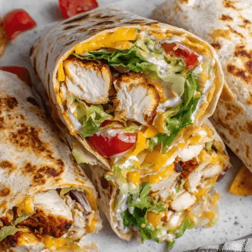 Chipotle Ranch Grilled Chicken Burritos Recipe