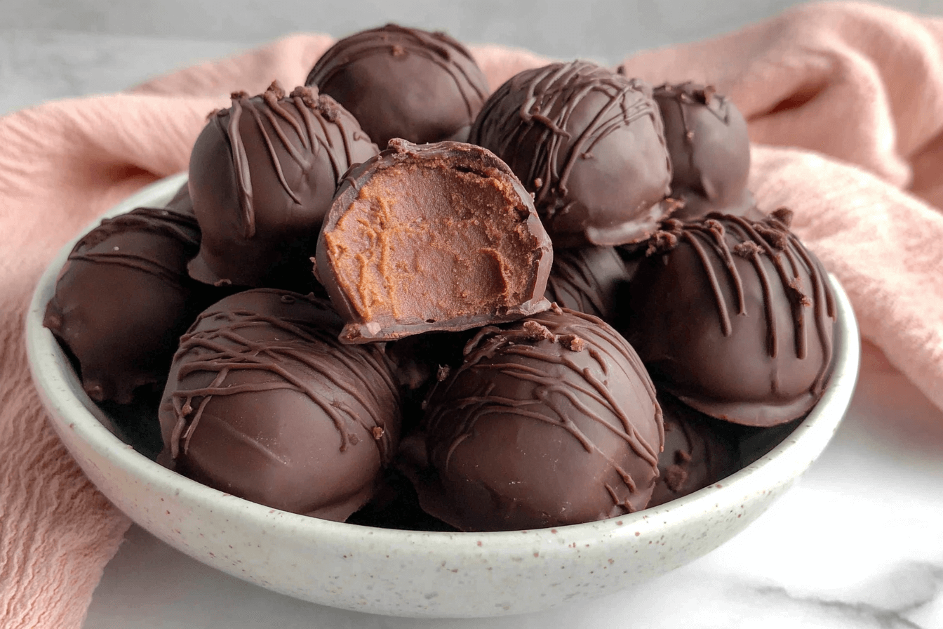 Chocolate Chickpea Truffles Recipe