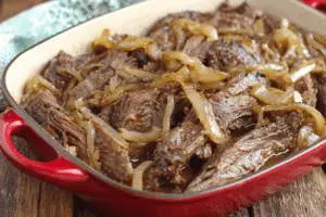 Classic Chuck Roast with Onion Gravy