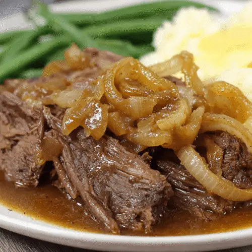 Classic Chuck Roast with Onion Gravy Recipe
