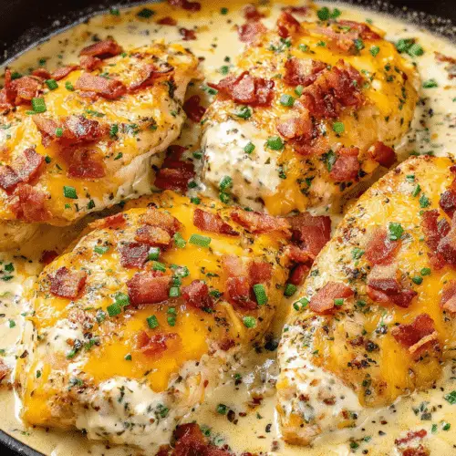 Creamy Bacon Ranch Chicken Skillet Recipe