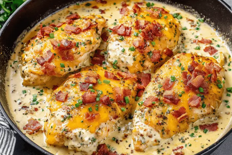 Creamy Bacon Ranch Chicken Skillet Recipe