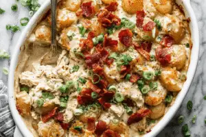 Creamy Chicken Potato Casserole