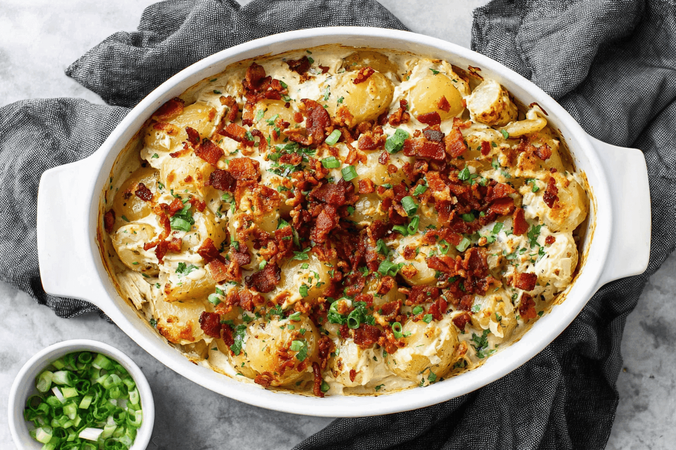 Creamy Chicken Potato Casserole Recipe