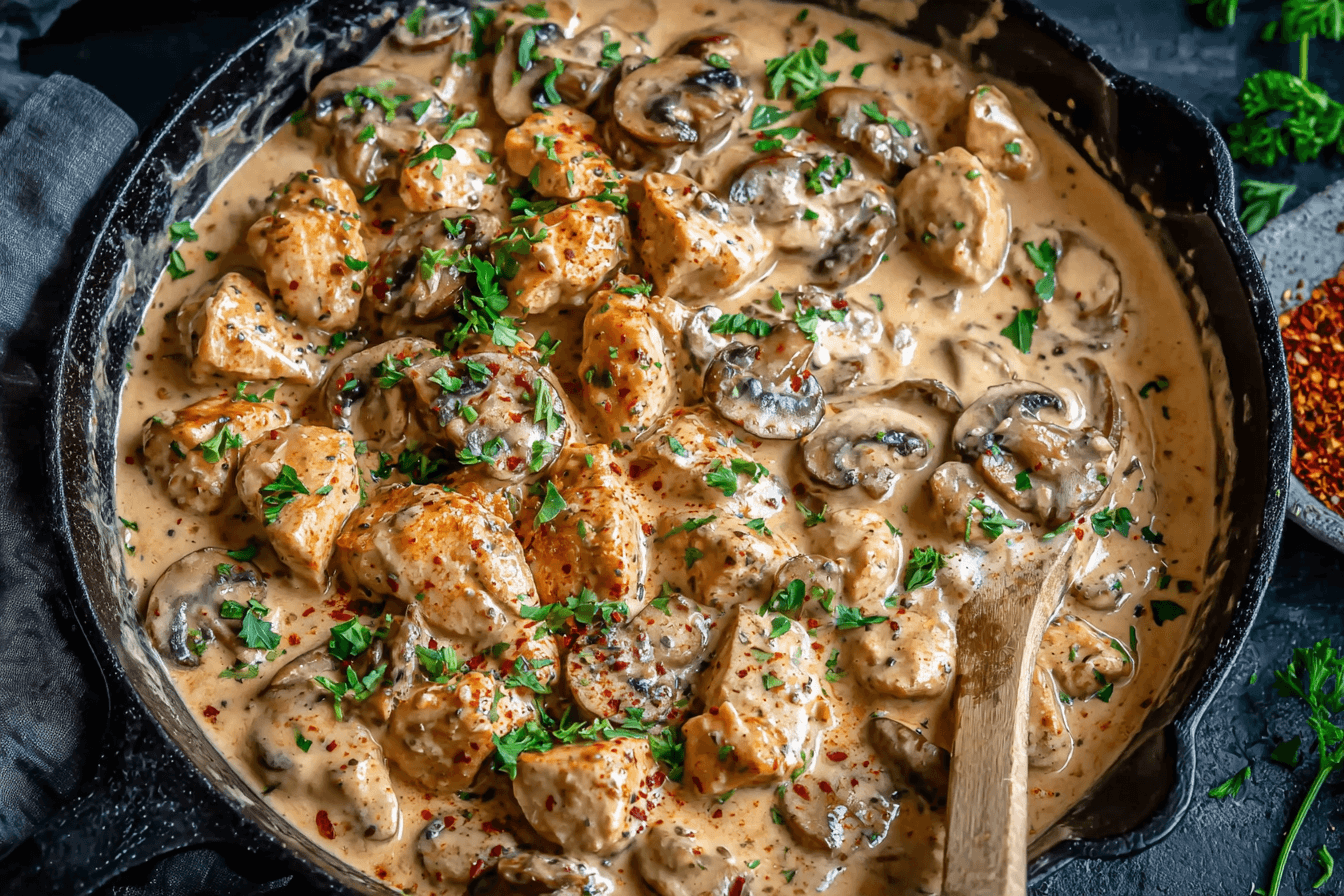 Creamy Chicken Stroganoff Recipe