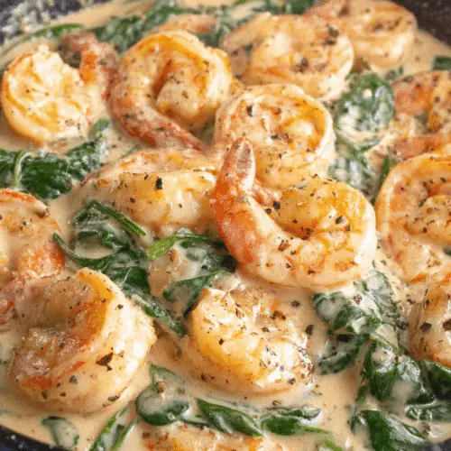 Creamy Garlic Parmesan Shrimp Recipe