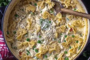 Creamy Italian Ground Chicken Soup