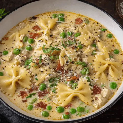 Creamy Italian Ground Chicken Soup Recipe