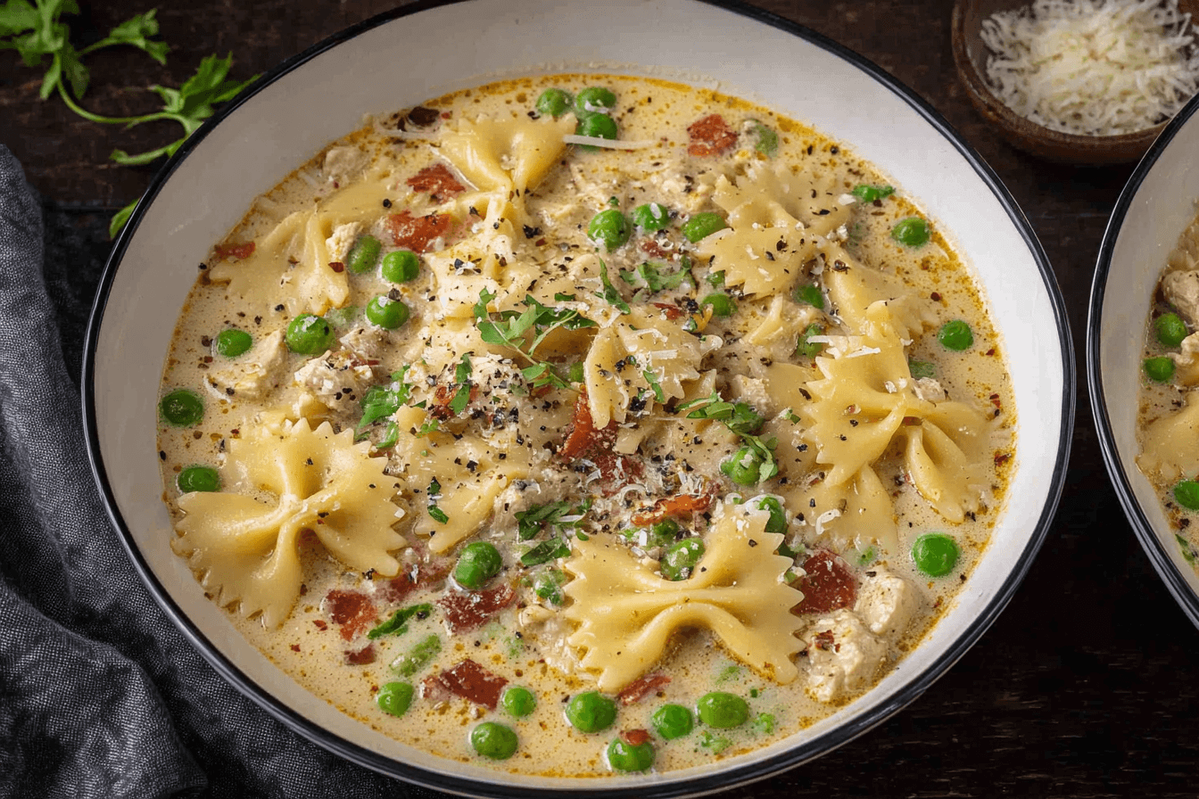 Creamy Italian Ground Chicken Soup Recipe