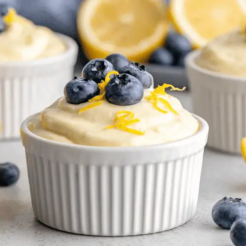 Creamy Lemon Berry Mousse Recipe