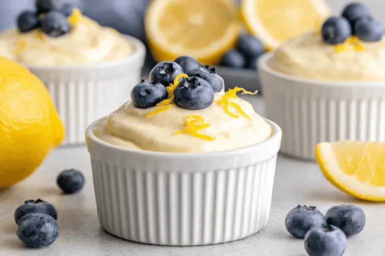Creamy Lemon Berry Mousse Recipe