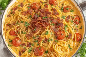 Creamy Tomato Bacon Pasta