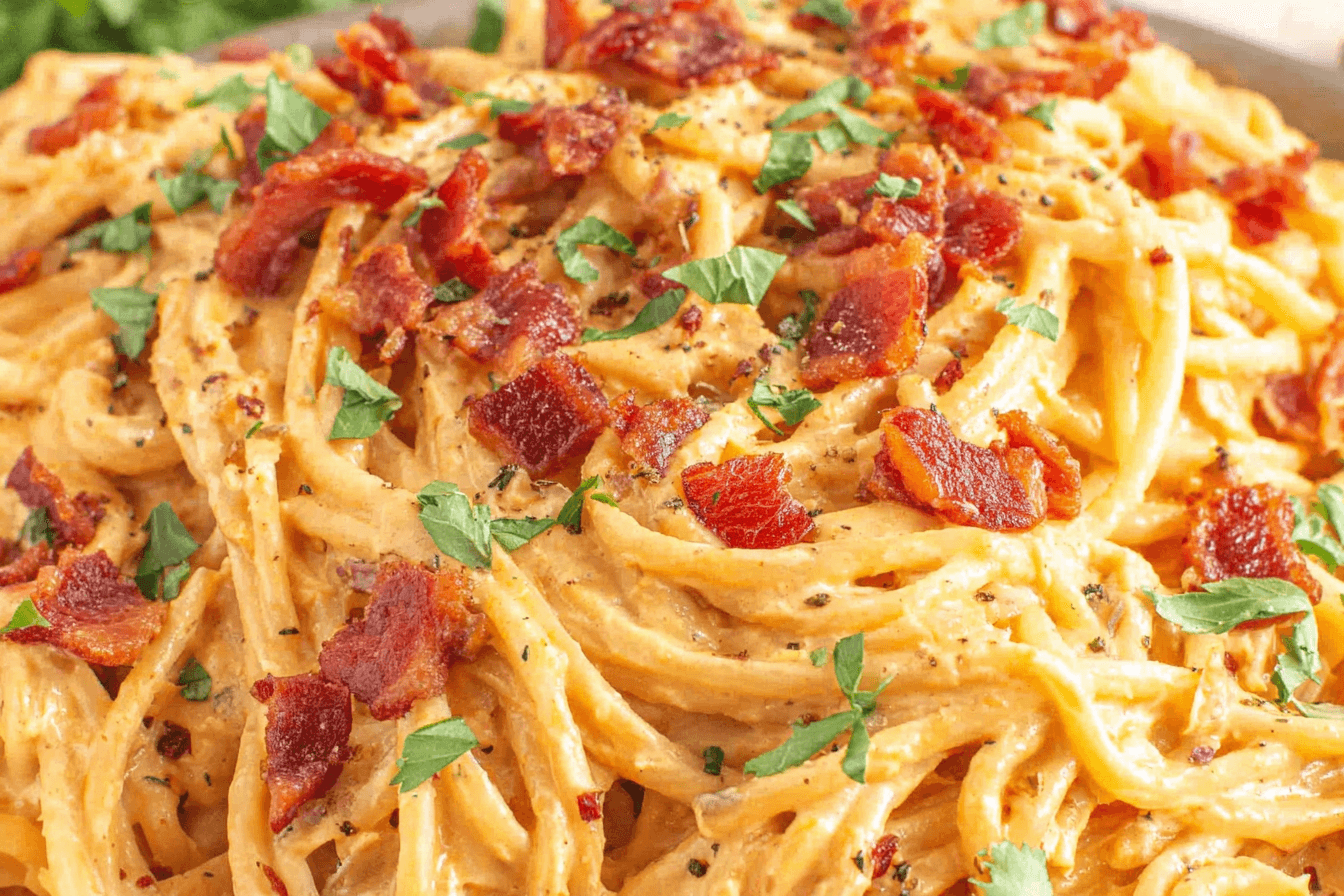 Creamy Tomato Bacon Pasta Recipe