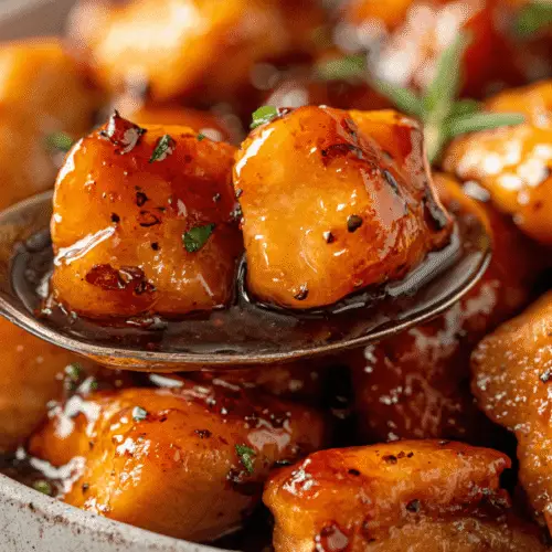 Crispy Honey Butter Chicken Chunks Recipe