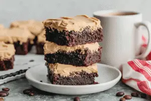 Frosted Coffee Brownies