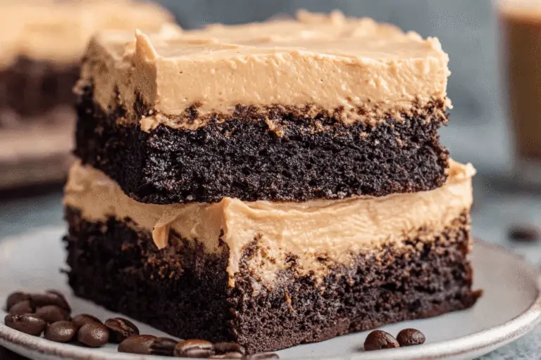 Frosted Coffee Brownies Recipe