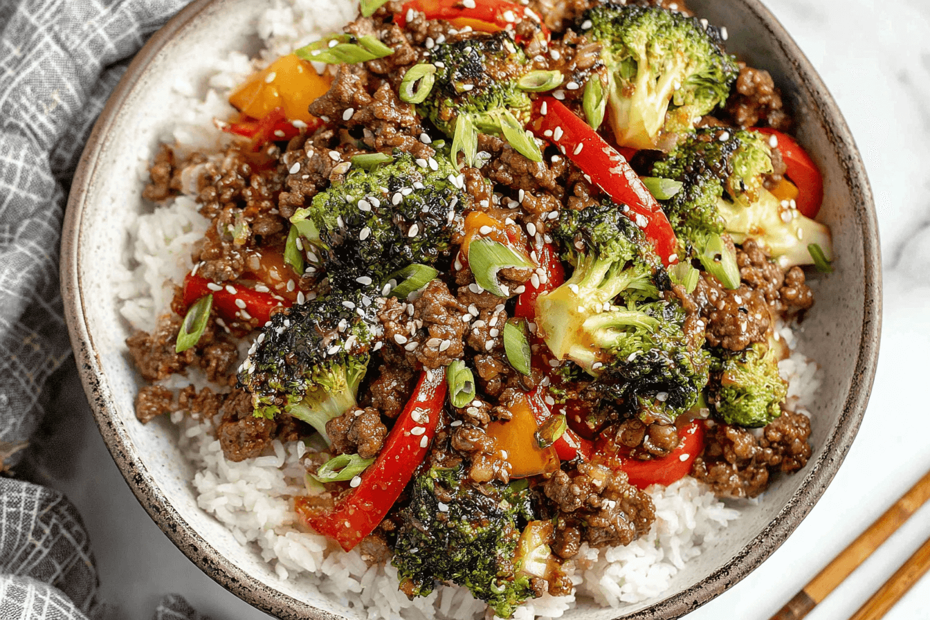 Ground Beef And Broccoli Stir Fry Recipe