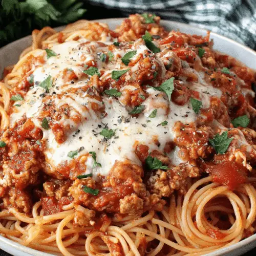 Ground Chicken Parmesan Recipe