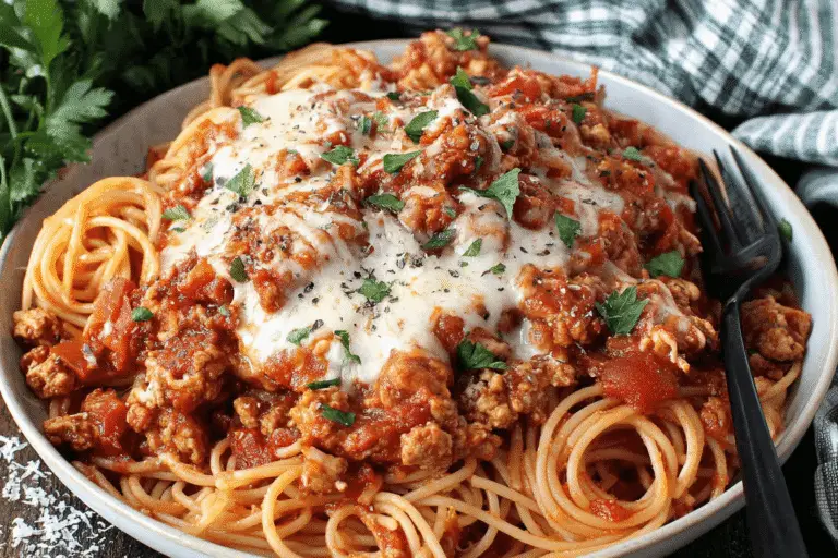 Ground Chicken Parmesan Recipe