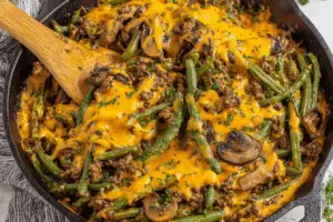 Hamburger Green Bean Casserole