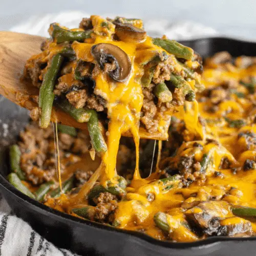 Hamburger Green Bean Casserole Recipe
