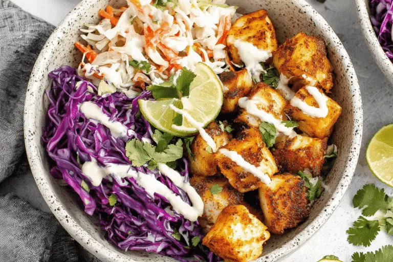 Healthy Fish Taco Bowls Recipe