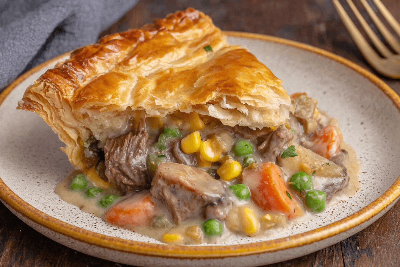 Homemade Beef Pot Pie Recipe