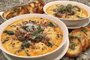 Italian Tuscan Ravioli Soup