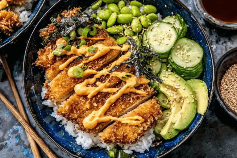Japanese Chicken Katsu Bowl Recipe