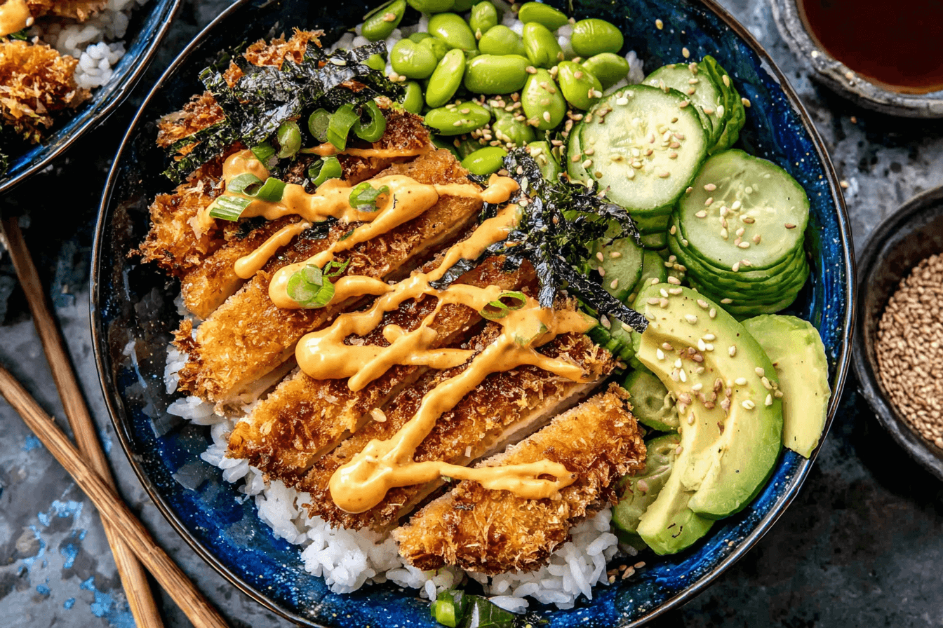 Japanese Chicken Katsu Bowl Recipe