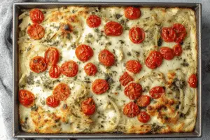 Keto Chicken Caprese Casserole