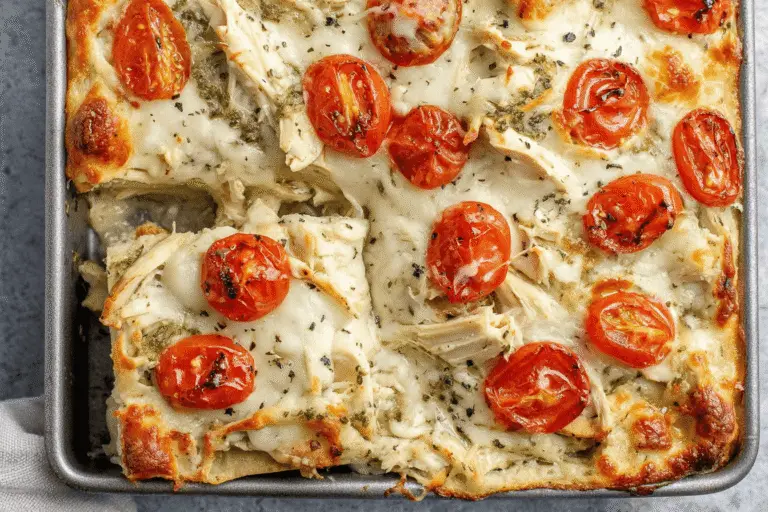 Keto Chicken Caprese Casserole Recipe
