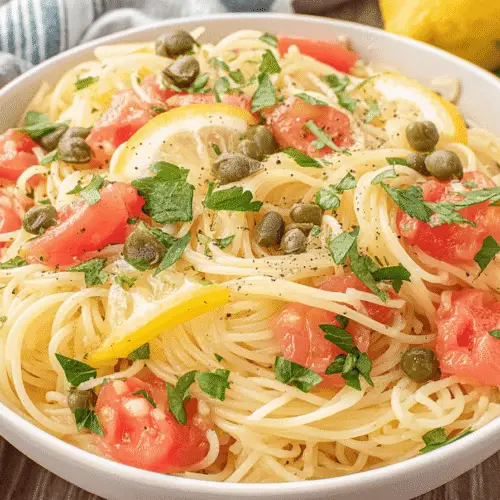 Lemon Capellini Pasta Salad Recipe