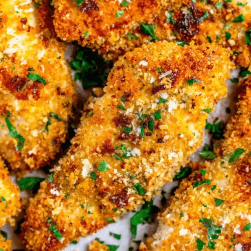Lemon Garlic Parmesan Chicken Tenders Recipe