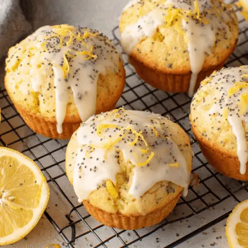 Lemon Poppyseed Cottage Cheese Muffins Recipe