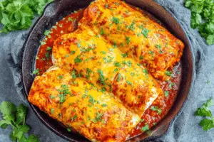 Loaded Smothered Beef Burritos