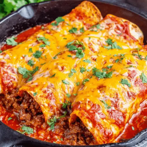 Loaded Smothered Beef Burritos Recipe