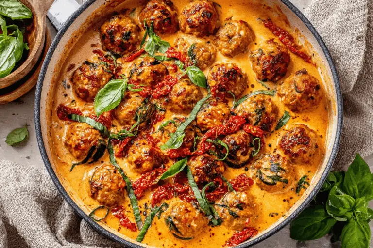 Marry Me Chicken Meatballs Recipe
