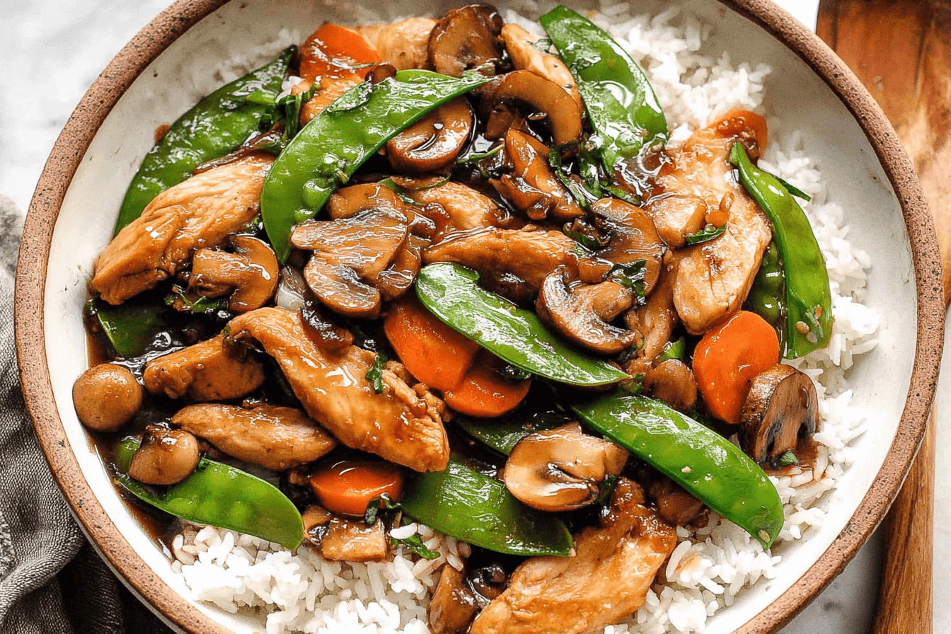 Moo Goo Gai Pan Stir-Fry Recipe