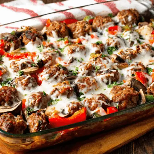 Mouthwatering Sausage and Pepper Bake Recipe