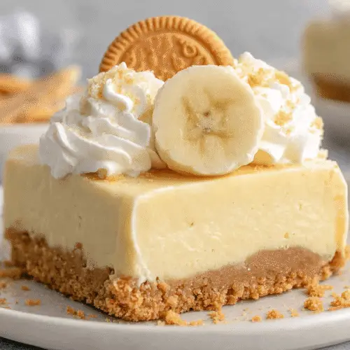 No-Bake Banana Pudding Cheesecake Bars Recipe