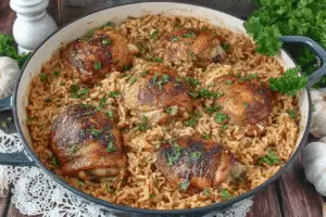 Paprika Chicken With Rice