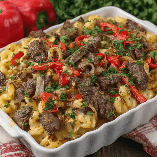 Philly Cheesesteak Mac Recipe