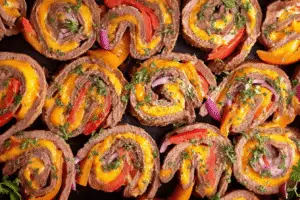 Roast Beef and Cheese Roll-Ups