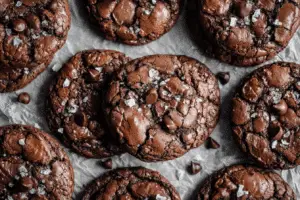 Salted Brownie Cookies
