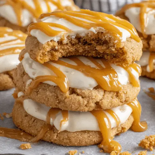 Salted Caramel Cheesecake Cookies Recipe
