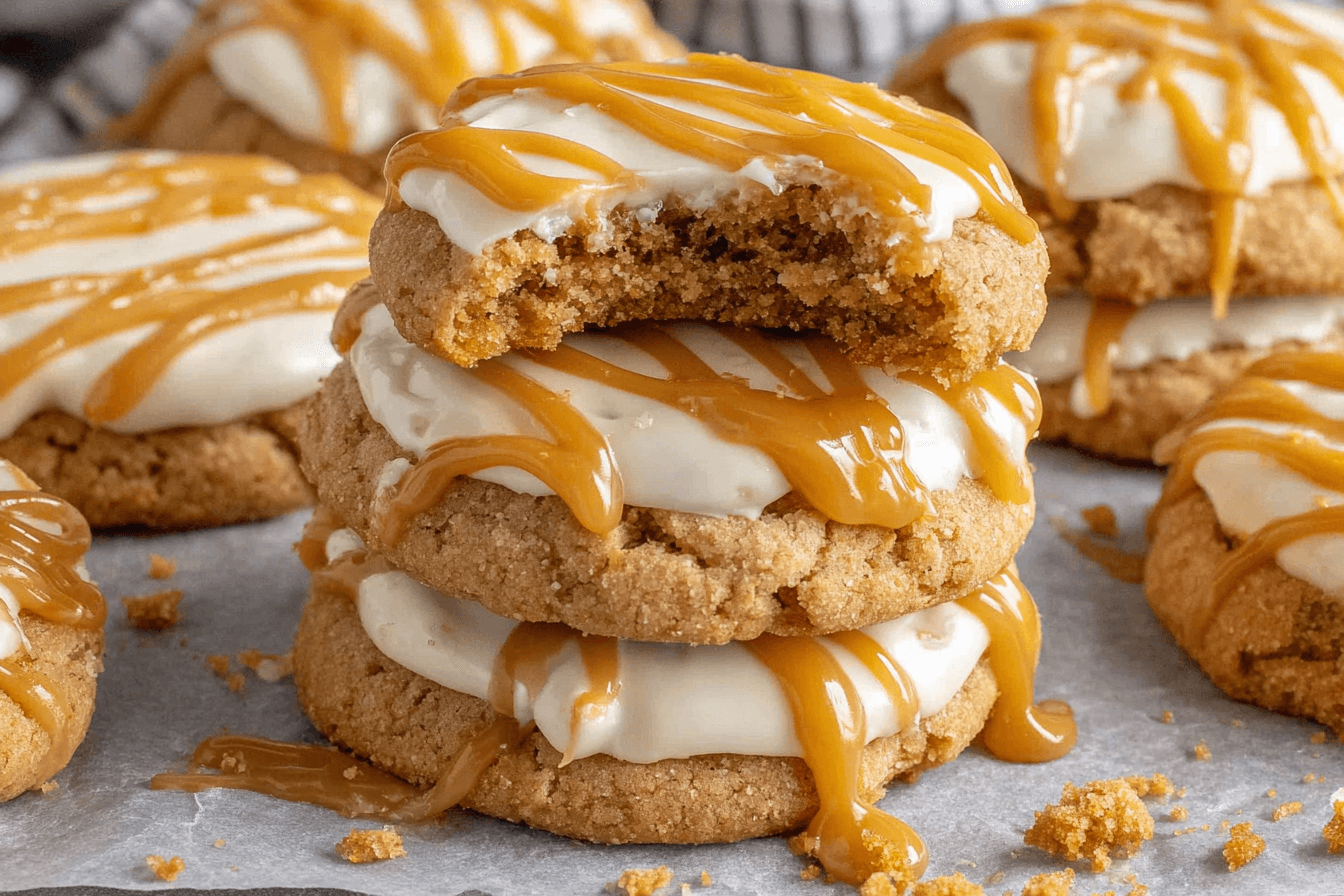 Salted Caramel Cheesecake Cookies Recipe