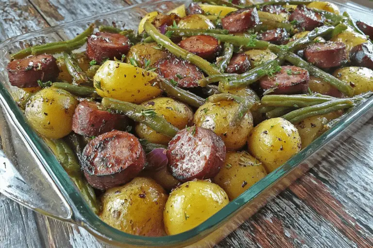 Sausage Green Bean Potato Casserole Recipe