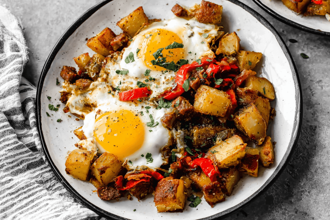 Skillet Breakfast Hash Recipe